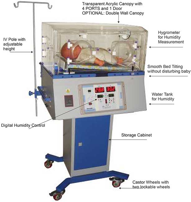 incubator temperature setting newborn